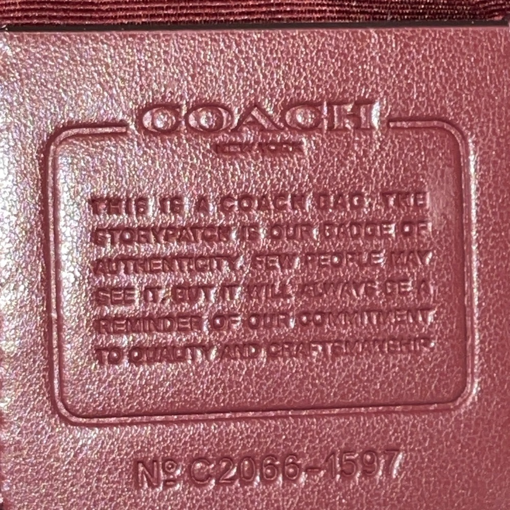 Coach Pebbled Leather Crossbody Bag in Taupe - Picture 2 of 16